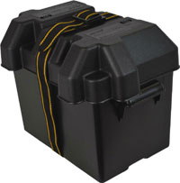 Plastic Battery Box for solar powered windsocks